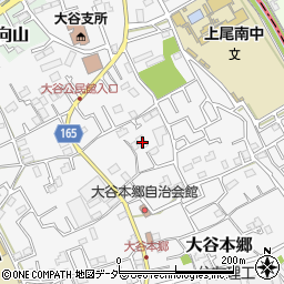 埼玉県上尾市大谷本郷823周辺の地図