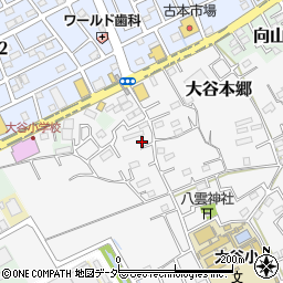 埼玉県上尾市大谷本郷651周辺の地図
