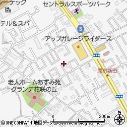 埼玉県上尾市原市243-7周辺の地図