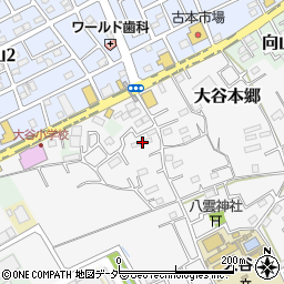 埼玉県上尾市大谷本郷654周辺の地図