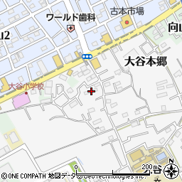 埼玉県上尾市大谷本郷654周辺の地図