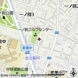 埼玉県春日部市一ノ割3丁目8-35周辺の地図