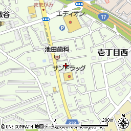 埼玉県上尾市小敷谷802周辺の地図