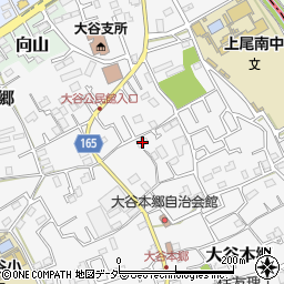 埼玉県上尾市大谷本郷820周辺の地図