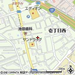 埼玉県上尾市小敷谷800周辺の地図