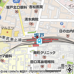 東武鉄道株式会社　坂戸駅周辺の地図
