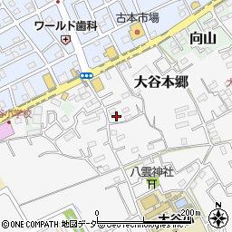 埼玉県上尾市大谷本郷645周辺の地図