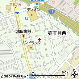 埼玉県上尾市小敷谷798-13周辺の地図