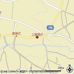 上菖蒲沢周辺の地図