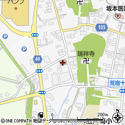 江戸崎郵便局 ＡＴＭ周辺の地図
