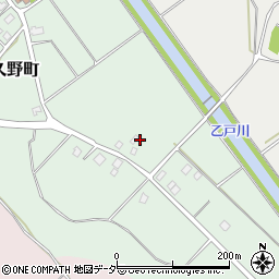 茨城県牛久市久野町179周辺の地図