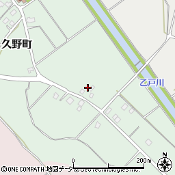 茨城県牛久市久野町178周辺の地図