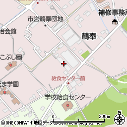 新柏倉庫　鶴奉物流センター周辺の地図