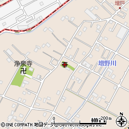 埼玉県春日部市増戸464周辺の地図