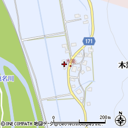 福井県大野市木落7周辺の地図