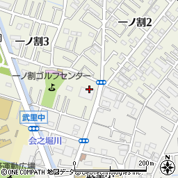 埼玉県春日部市一ノ割3丁目7周辺の地図