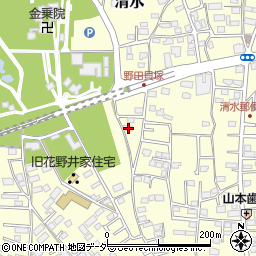 千葉県野田市清水569周辺の地図