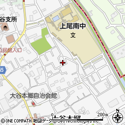 埼玉県上尾市大谷本郷831-15周辺の地図