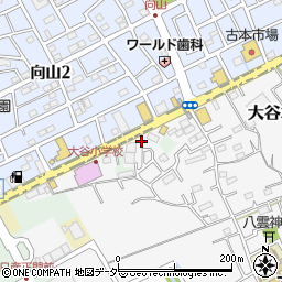 埼玉県上尾市大谷本郷717周辺の地図