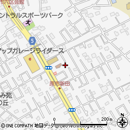 埼玉県上尾市原市4171周辺の地図