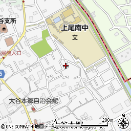 埼玉県上尾市大谷本郷831-17周辺の地図