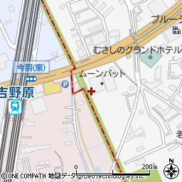 埼玉県上尾市原市160-1周辺の地図