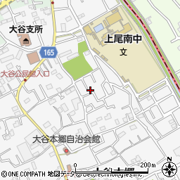 埼玉県上尾市大谷本郷826周辺の地図