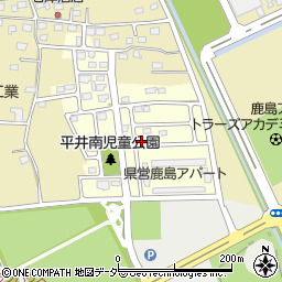 茨城県鹿嶋市平井南周辺の地図