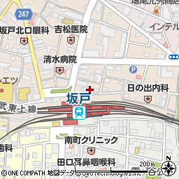 ミライザカ　坂戸北口駅前店周辺の地図
