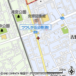 白樺通り入口周辺の地図