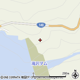 滝沢ダム周辺の地図