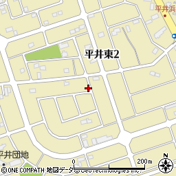 茨城県鹿嶋市平井東周辺の地図