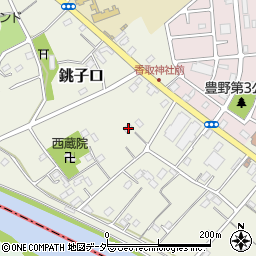 埼玉県春日部市銚子口627周辺の地図
