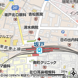 西入間警察署坂戸駅前交番周辺の地図