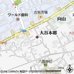埼玉県上尾市大谷本郷642周辺の地図