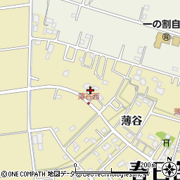 埼玉県春日部市薄谷267周辺の地図