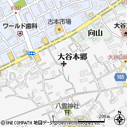 埼玉県上尾市大谷本郷640周辺の地図
