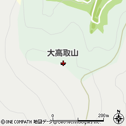大高取山周辺の地図