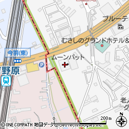 埼玉県上尾市原市180周辺の地図