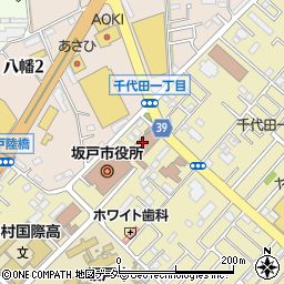 坂戸、鶴ヶ島水道企業団周辺の地図