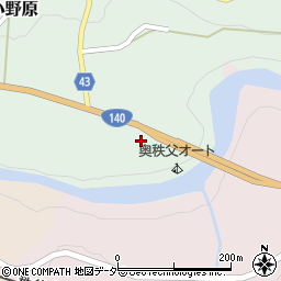 埼玉県秩父市荒川小野原189周辺の地図