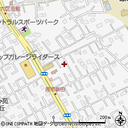 埼玉県上尾市原市4176-13周辺の地図