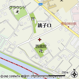 埼玉県春日部市銚子口586周辺の地図