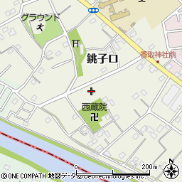 埼玉県春日部市銚子口586周辺の地図