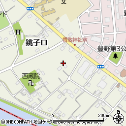 埼玉県春日部市銚子口618周辺の地図