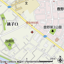 埼玉県春日部市銚子口625周辺の地図