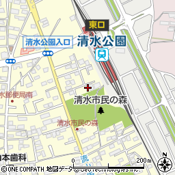 千葉県野田市清水382-56周辺の地図