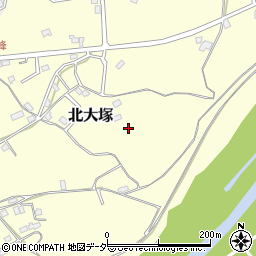埼玉県坂戸市北大塚周辺の地図