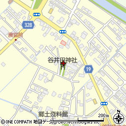 上谷井田公民館周辺の地図