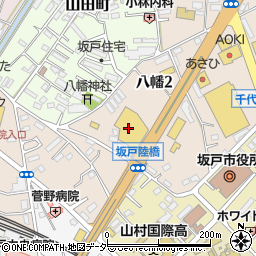 コジマ×ビックカメラ坂戸店周辺の地図